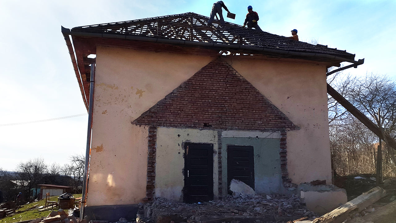 Lucrări de renovare Cămin Cultural Comuna Coroisânmărtin, Jud. Mureș, 2015