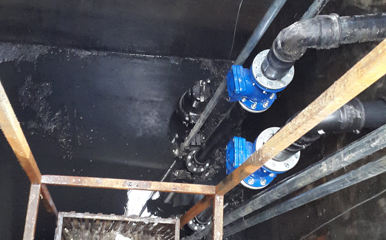 Montare conductă bypas la stația de epurare din Comuna Deda, Jud. Mureș