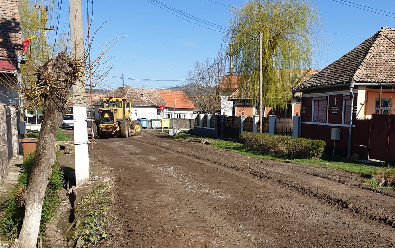 Modernizare străzi în satul Șoimuș, Comuna Coroisânmărtin, Județul Mureș