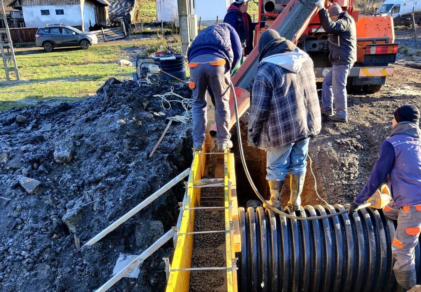 Refacere străzi și podețe în urma pagubelor produse de inundații, Comuna Șincai, Mureș, 2020